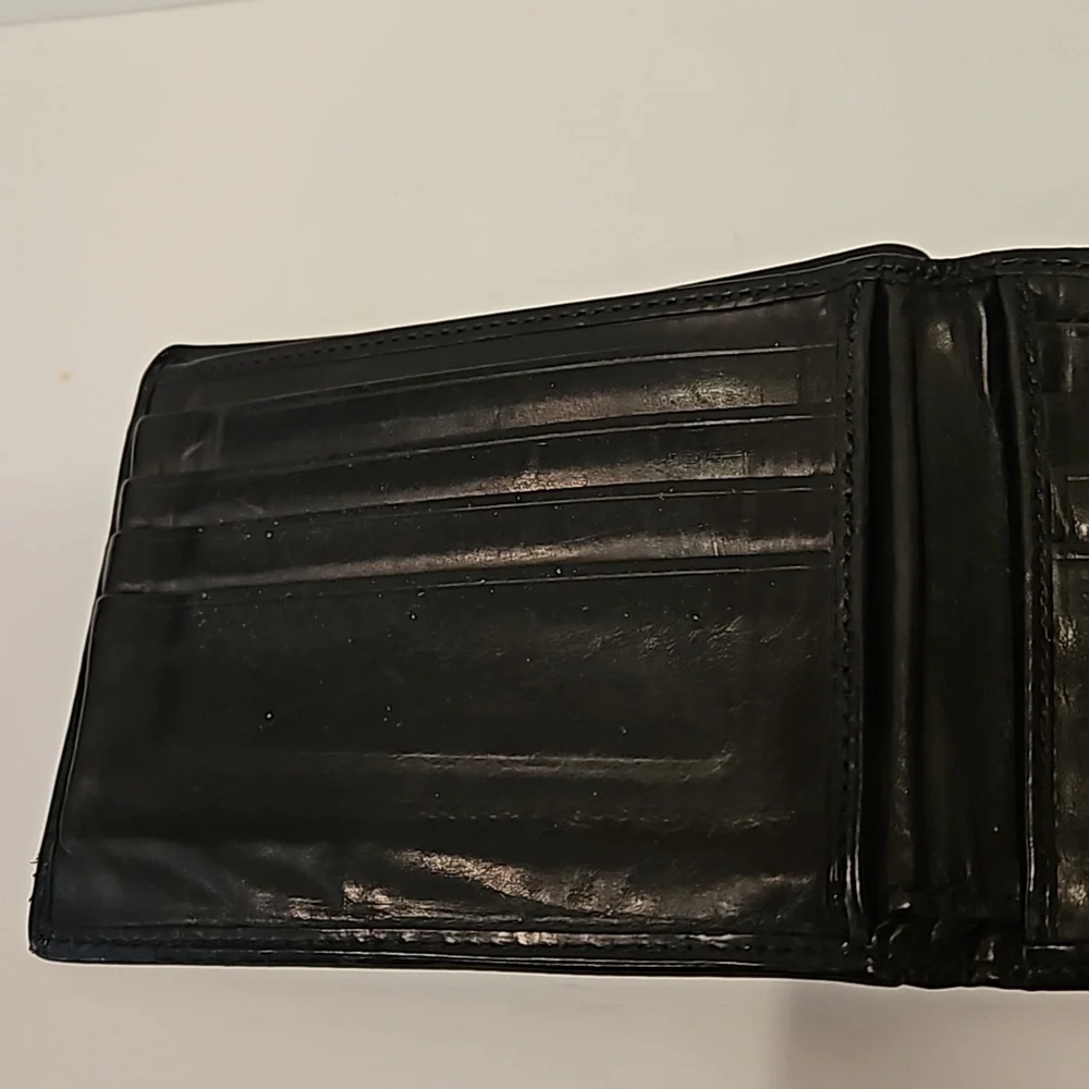 Coach Wallet Leather Bi Fold Classic Traditional Black - Picture 3 of 11